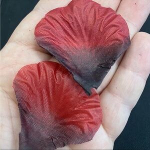 2000 pcs Artificial Red Velvet Flower Rose Petals Wedding Party Decorations NEW